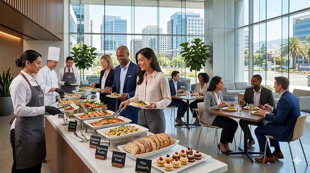 catering foodservice business event management sj... Corporate Catering Benefits in San Jose, CA